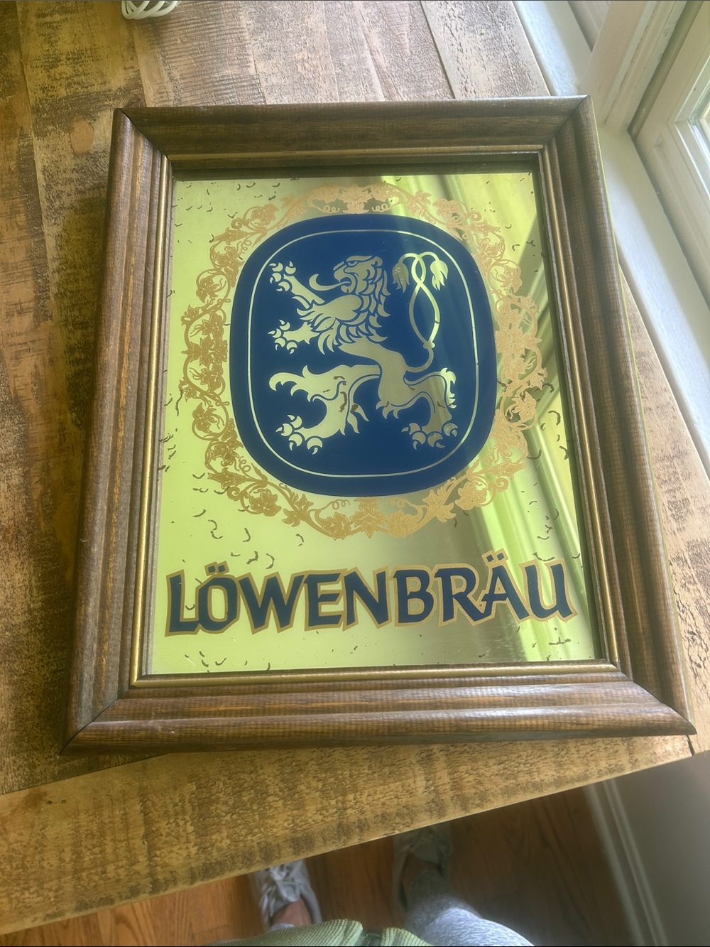 Vintage Lowenbrau Vintage Bar Mirror Special Beer